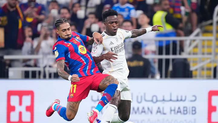 Barcelona x Real Madrid se enfrentam por LaLiga 2025/26