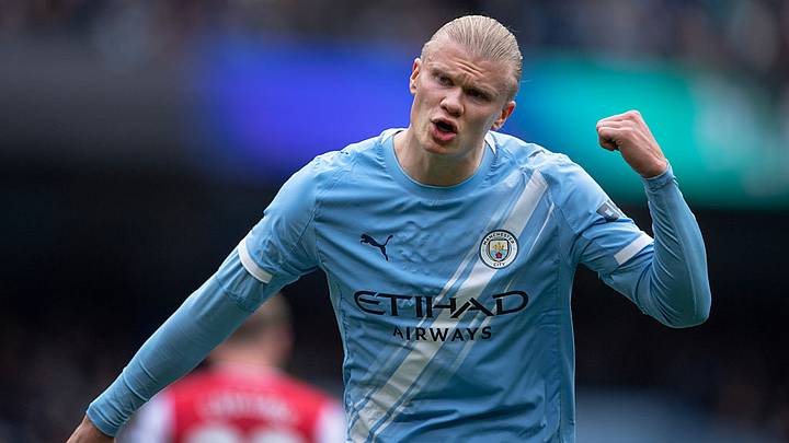 Erling Haaland wants the Premier League title back at the Eithad. Erling Haaland wants the Premier League title back at the Eithad.