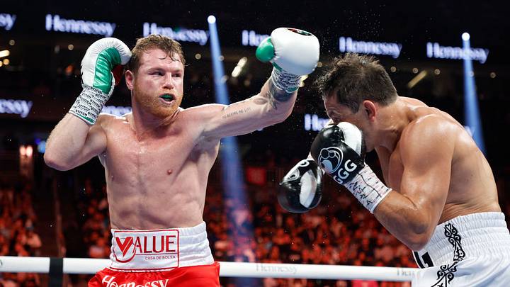 Saúl 'Canelo' Álvarez ante Gennady Golovkin, el 17 de septiembre de 2022. Saúl 'Canelo' Álvarez ante Gennady Golovkin, el 17 de septiembre de 2022.