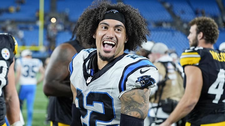 Carolina Panthers safety Lathan Ransom.