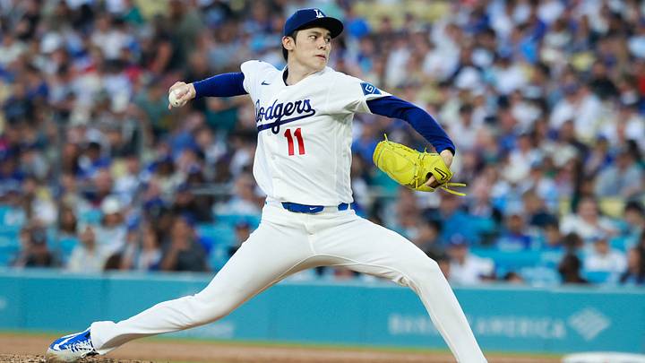Jul 30, 2026; Los Angeles, California, USA; Los Angeles Dodgers pitcher Rōki Sasaki (11) delivers in the second inning against the Seattle Mariners at Dodger Stadium. Mandatory Credit: William Navarro-Imagn Images Jul 30, 2026; Los Angeles, California, USA; Los Angeles Dodgers pitcher Rōki Sasaki (11) delivers in the second inning against the Seattle Mariners at Dodger Stadium. Mandatory Credit: William Navarro-Imagn Images