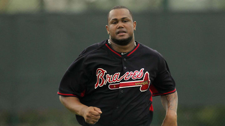 Atlanta Brave pitcher Juan Jaime Atlanta Brave pitcher Juan Jaime