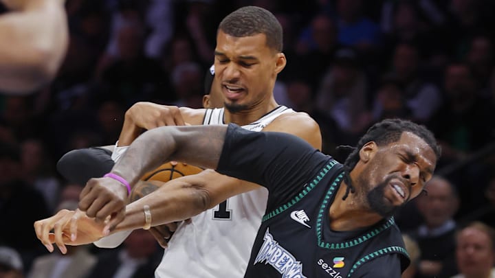 Victor Wembanyama talked about the Naz Reid elbow publicly for the first time on Tuesday. Victor Wembanyama talked about the Naz Reid elbow publicly for the first time on Tuesday.