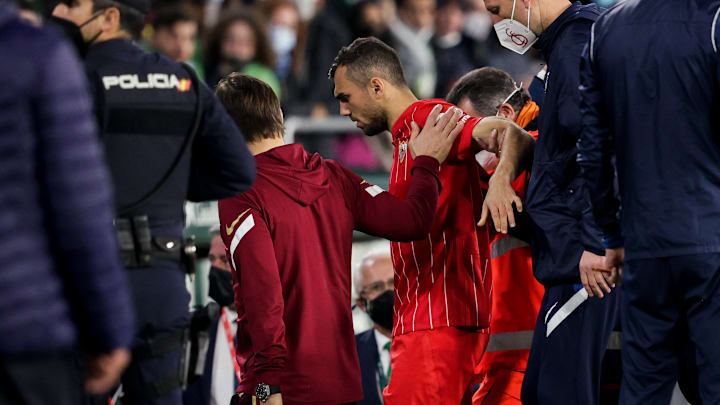 El jugador sufrió una agresión pero no parecía a priori algo grave