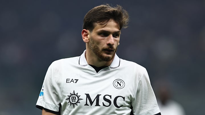 Khvicha Kvaratskhelia has regularly been linked with a move away from Napoli Khvicha Kvaratskhelia has regularly been linked with a move away from Napoli