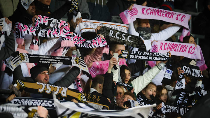 Les supporters de Charleroi débordent parfois...