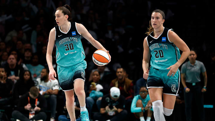 Breanna Stewart and Sabrina Ionescu have led the Liberty to the second-best record in the WNBA