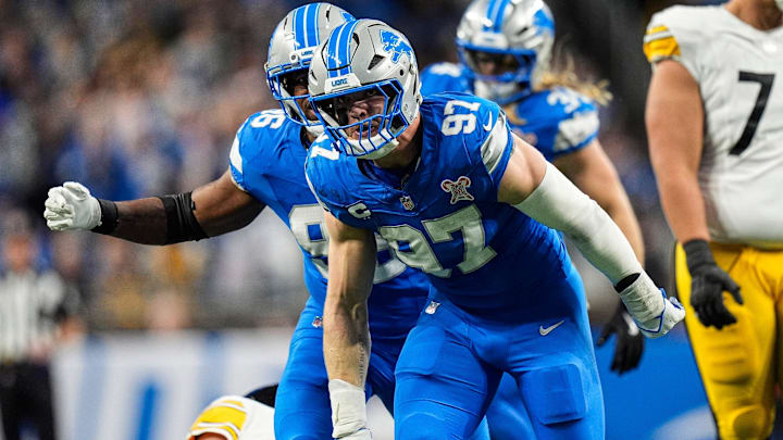 The Lions will likely look to bolster their defensive front alongside Aidan Hutchinson. The Lions will likely look to bolster their defensive front alongside Aidan Hutchinson.