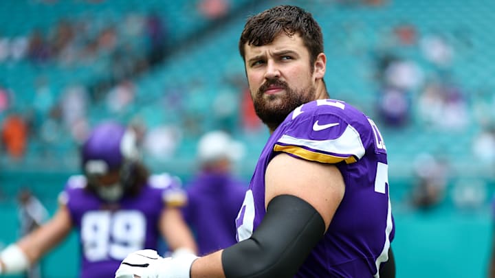 Jacksonville Jaguars guard Ezra Cleveland