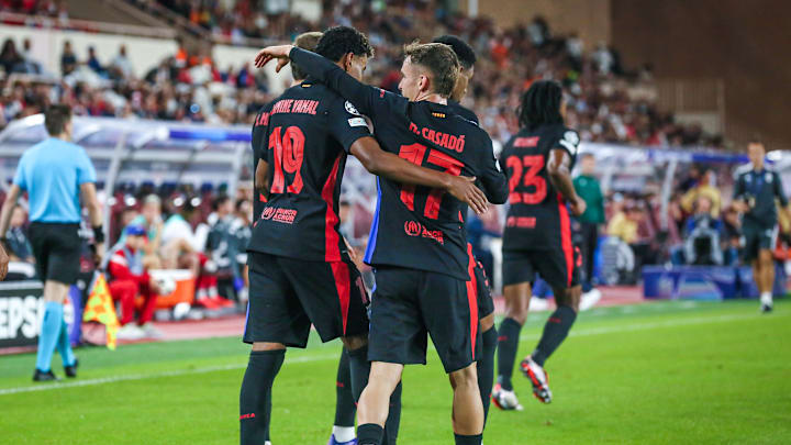 AS Monaco v FC Barcelona - UEFA Champions League 2024/25 League Phase MD1 AS Monaco v FC Barcelona - UEFA Champions League 2024/25 League Phase MD1