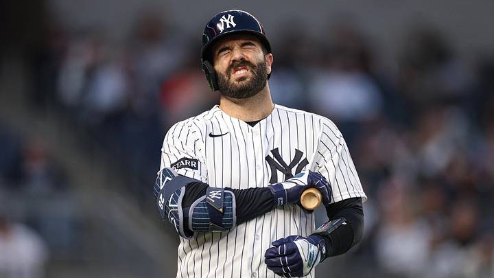 May 1, 2026; Bronx, New York, USA; New York Yankees catcher Austin Wells (28) reacts during an at bat during the second inning against the Baltimore Orioles at Yankee Stadium. Mandatory Credit: Vincent Carchietta-Imagn Images May 1, 2026; Bronx, New York, USA; New York Yankees catcher Austin Wells (28) reacts during an at bat during the second inning against the Baltimore Orioles at Yankee Stadium. Mandatory Credit: Vincent Carchietta-Imagn Images