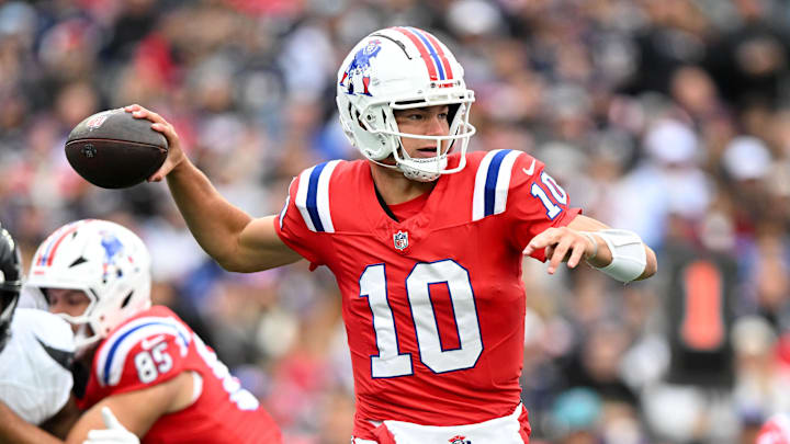 Maye made his first career start Sunday against the Texans