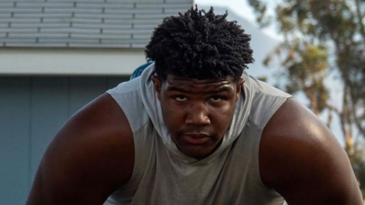 California high school football player Tyler Parker went viral as a 14-year-old sophomore for his impressive physique. California high school football player Tyler Parker went viral as a 14-year-old sophomore for his impressive physique.