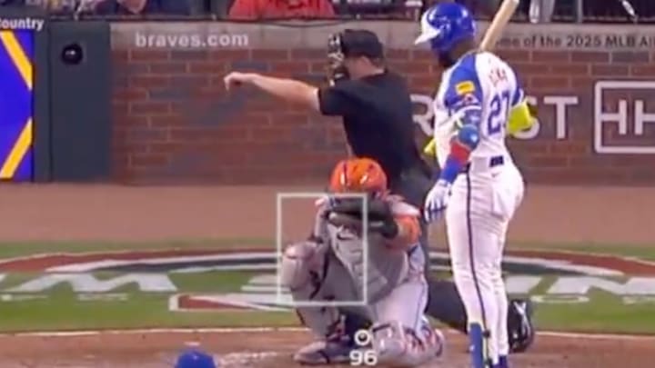 This pitch looked way too low to be called a strike.