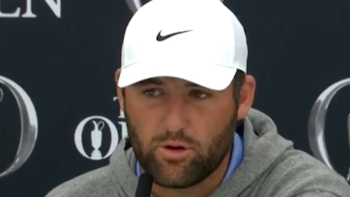 Scottie Scheffler got deep at the British Open on Tuesday.