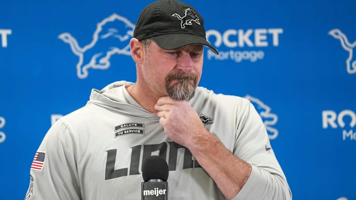 Detroit Lions head coach Dan Campbell.