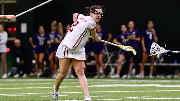 Giulia Colarusso scores a goal at Fish Field House on Feb. 6, 2026.