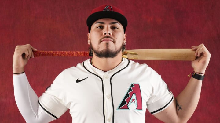 Andres Chaparro during photo day at Salt River Fields at Talking Stick on Feb. 21, 2024.