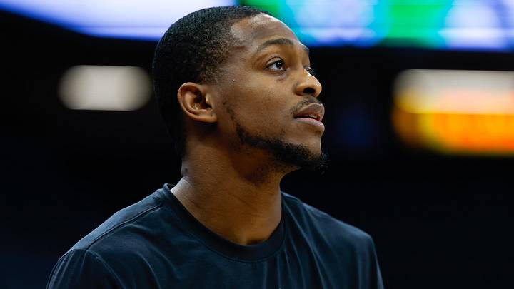 Mar 17, 2026; Sacramento, California, USA; San Antonio Spurs guard De'aaron Fox (4) during warms up before the game against the Sacramento Kings at Golden 1 Center. Mandatory Credit: Sergio Estrada-Imagn Images