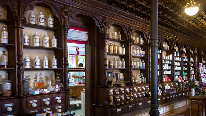 Traditional Pharmacy in Leon, Spain