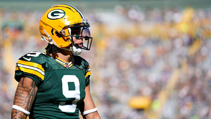Green Bay Packers wide receiver Christian Watson