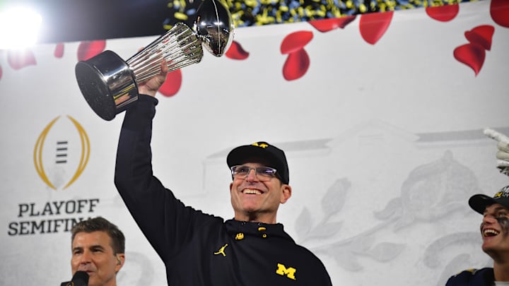 Jim Harbaugh basically stole the national championship during the sign-stealing season, Paul Finebaum claims.