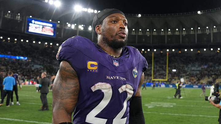 Baltimore Ravens running back Derrick Henry will represent the Atlanta Falcons biggest challenge on defense so far in 2026. Baltimore Ravens running back Derrick Henry will represent the Atlanta Falcons biggest challenge on defense so far in 2026.