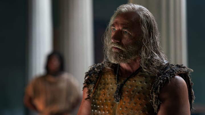 Graham McTavish (Korris) in Spartacus: House of Ashur. Graham McTavish (Korris) in Spartacus: House of Ashur.