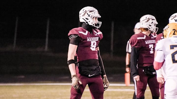 Lebanon (Oh.) HS tight end Nick Lautar Lebanon (Oh.) HS tight end Nick Lautar