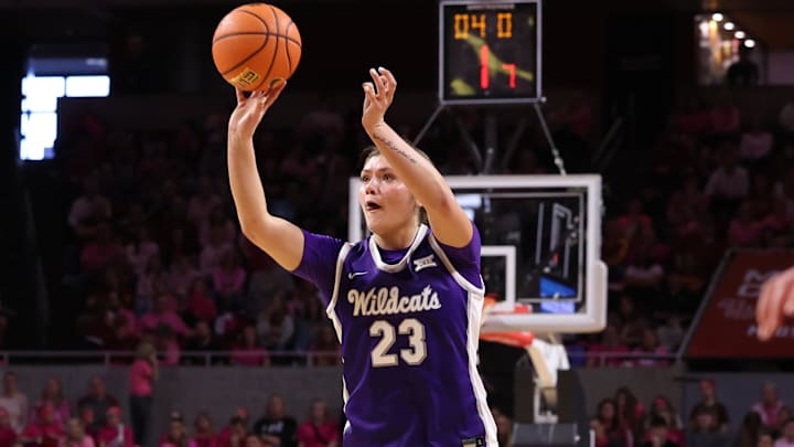 Kansas State Women’s Basketball Wildcats guard Jordan Speiser Kansas State Women’s Basketball Wildcats guard Jordan Speiser
