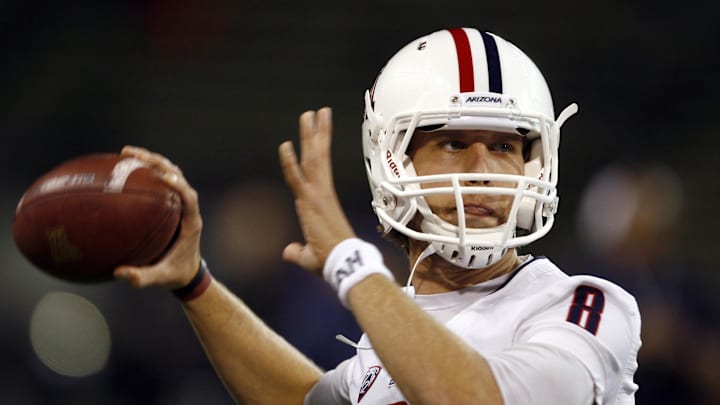 Oct 29, 2011, Seattle, WA, USA; Arizona Wildcats quarterback Nick Foles (8).