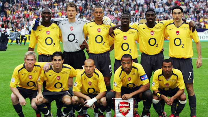 El Arsenal cuando llegó a la final de la Champions League en 2006