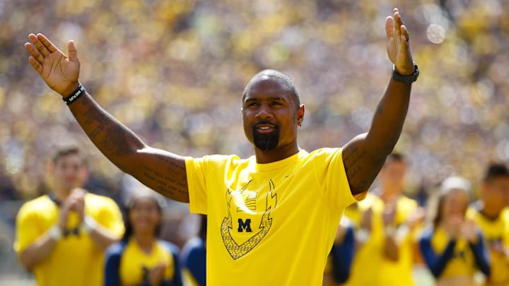 Charles Woodson at Michigan Stadium.