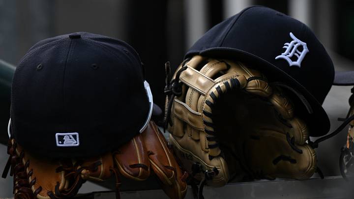 Jun 25, 2026; Detroit, Michigan, USA; Detroit Tigers’ hats and gloves sit on the dugout steps in the second inning of their game against the Houston Astros at Comerica Park. Mandatory Credit: Lon Horwedel-Imagn Images Jun 25, 2026; Detroit, Michigan, USA; Detroit Tigers’ hats and gloves sit on the dugout steps in the second inning of their game against the Houston Astros at Comerica Park. Mandatory Credit: Lon Horwedel-Imagn Images