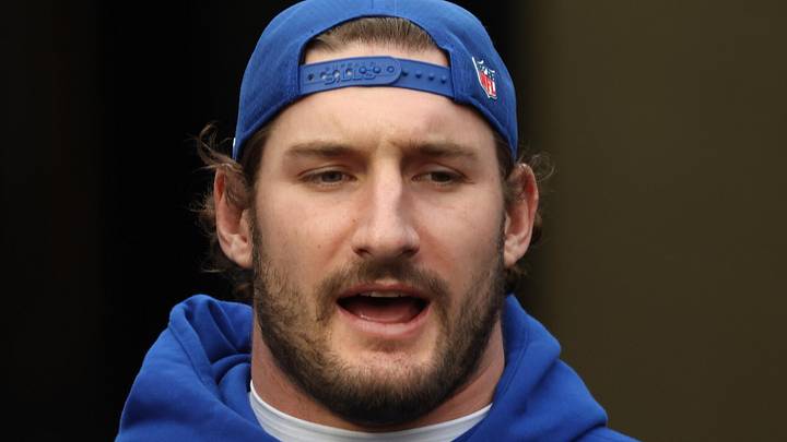 Former Buffalo Bills defensive end Joey Bosa takes the field