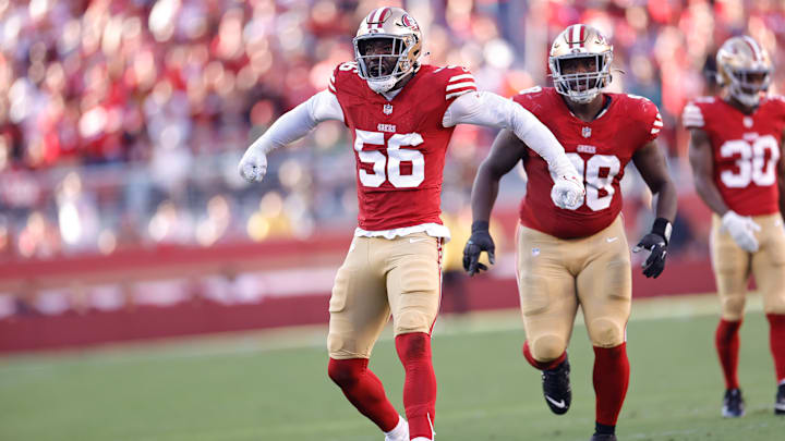 San Francisco 49ers defensive end Leonard Floyd (56)