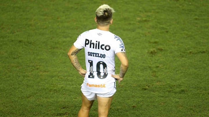 Soteldo, agora, pertence ao definitivo ao clube da Vila Belmiro Soteldo, agora, pertence ao definitivo ao clube da Vila Belmiro