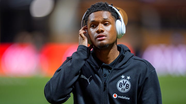 Julien Duranville kommt beim BVB nicht zum Zuge 