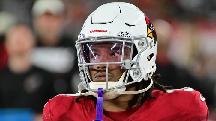Aug 22, 2026; Glendale, Arizona, USA; Arizona Cardinals running back Corey Kiner (37) looks on in the first half against the Dallas Cowboys at State Farm Stadium. Mandatory Credit: Matt Kartozian-Imagn Images Aug 22, 2026; Glendale, Arizona, USA; Arizona Cardinals running back Corey Kiner (37) looks on in the first half against the Dallas Cowboys at State Farm Stadium. Mandatory Credit: Matt Kartozian-Imagn Images