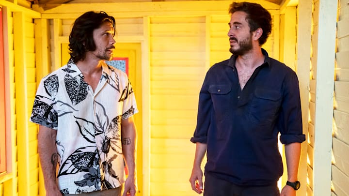 In Limbo Ep 1 Charlie (Bob Morley) & Nate (Ryan Corr). Image courtesy ABC Australia