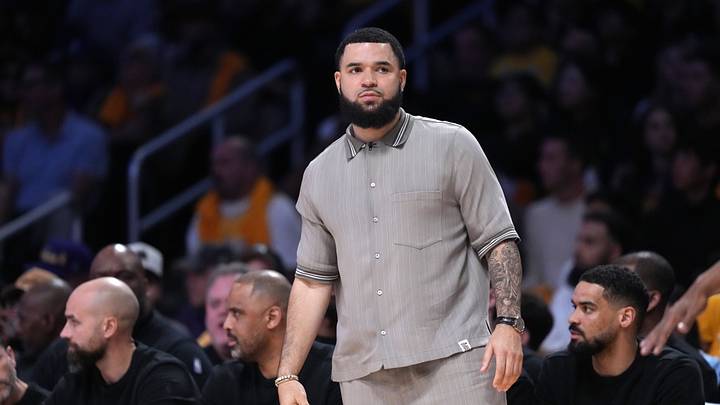 Apr 18, 2026; Los Angeles, California, USA; Houston Rockets guard Fred Vanvleet (5) watches from the bench against the Los Angeles Lakers in the second half during game one of the first round of the 2026 NBA Playoffs at Crypto.com Arena. Mandatory Credit: Kirby Lee-Imagn Images Apr 18, 2026; Los Angeles, California, USA; Houston Rockets guard Fred Vanvleet (5) watches from the bench against the Los Angeles Lakers in the second half during game one of the first round of the 2026 NBA Playoffs at Crypto.com Arena. Mandatory Credit: Kirby Lee-Imagn Images