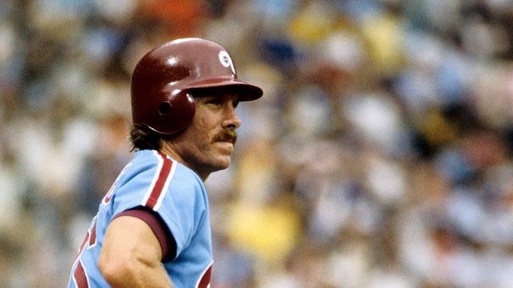 Unknown Date; Atlanta, GA, USA; FILE PHOTO; Philadelphia Phillies third baseman Mike Schmidt (20) at Fulton County Stadium. Mandatory Credit: Manny Rubio-USA TODAY Sports