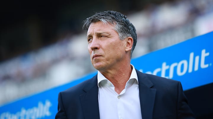 El entrenador Robert Dante Siboldi.