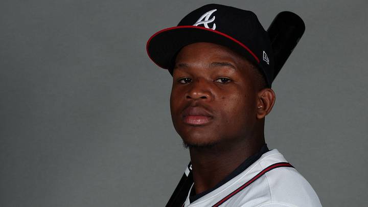 Feb 20, 2026; North Port FL, USA; Atlanta Braves infielder John Gil (93) poses for a photo during media day at CoolToday Park. Mandatory Credit: Kim Klement Neitzel-Imagn Images Feb 20, 2026; North Port FL, USA; Atlanta Braves infielder John Gil (93) poses for a photo during media day at CoolToday Park. Mandatory Credit: Kim Klement Neitzel-Imagn Images