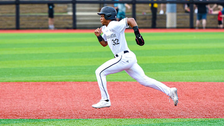 Louisville baseball catcher/outfielder Zion Rose (32) Louisville baseball catcher/outfielder Zion Rose (32)
