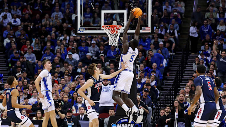 Duke basketball center Khaman Maluach Duke basketball center Khaman Maluach