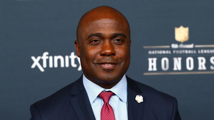 Jan 31, 2015; Phoenix, AZ, USA; Indianaplis Colts former running back Marshall Faulk on the red carpet prior to the NFL Honors award ceremony at Symphony Hall. Mandatory Credit: Mark J. Rebilas-Imagn Images Jan 31, 2015; Phoenix, AZ, USA; Indianaplis Colts former running back Marshall Faulk on the red carpet prior to the NFL Honors award ceremony at Symphony Hall. Mandatory Credit: Mark J. Rebilas-Imagn Images