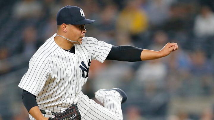 New York Yankees pitcher Justus Sheffield