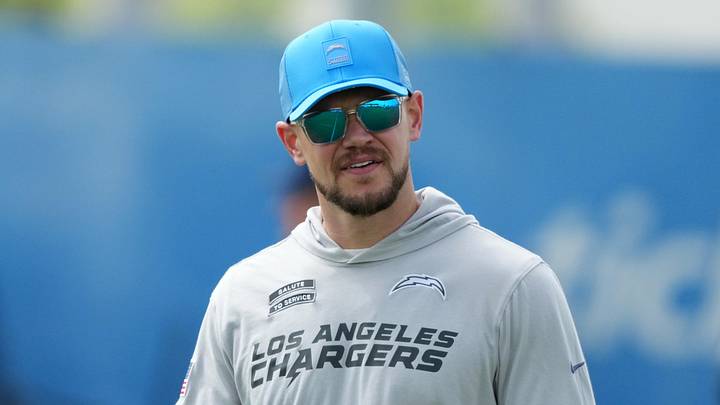 May 11, 2026; El Segundo, CA, USA; Los Angeles Chargers defensive coordinator Chris O'Leary during offseason workouts at The Bolt. Mandatory Credit: Kirby Lee-Imagn Images
