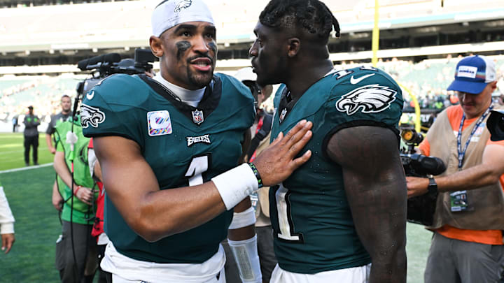 Jalen Hurts, A.J. Brown, Philadelphia Eagles